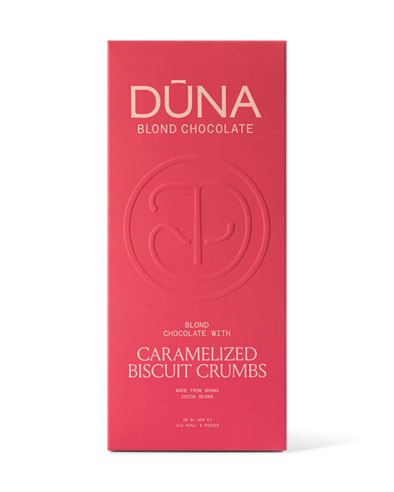 DŪNA Blond Chocolate with caramelized biscuit crumbs